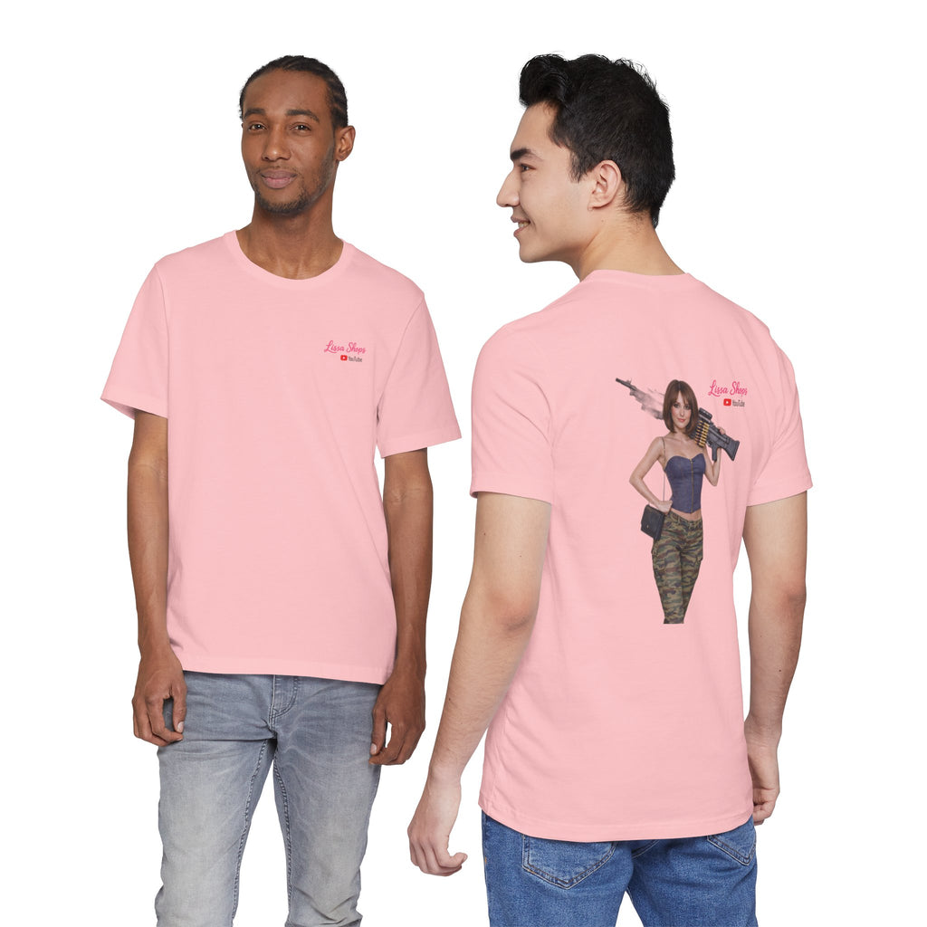 Lissa Shops "Army Girl" Pin-Up T-Shirt