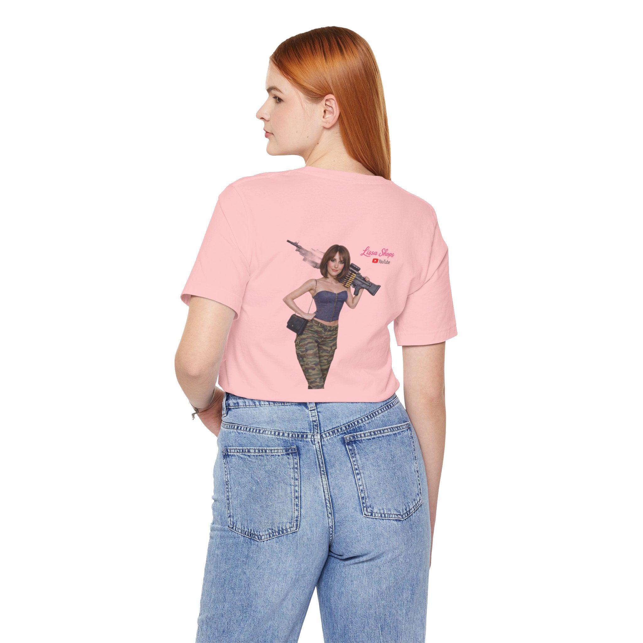 Lissa Shops "Army Girl" Pin-Up T-Shirt