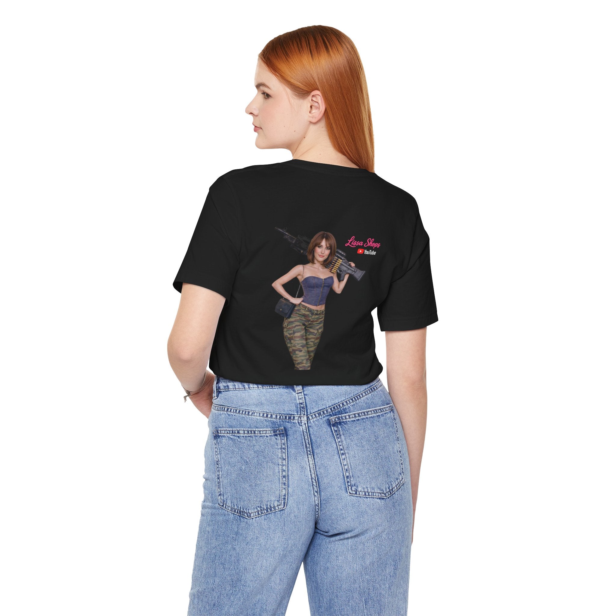 Lissa Shops "Army Girl" Pin-Up T-Shirt