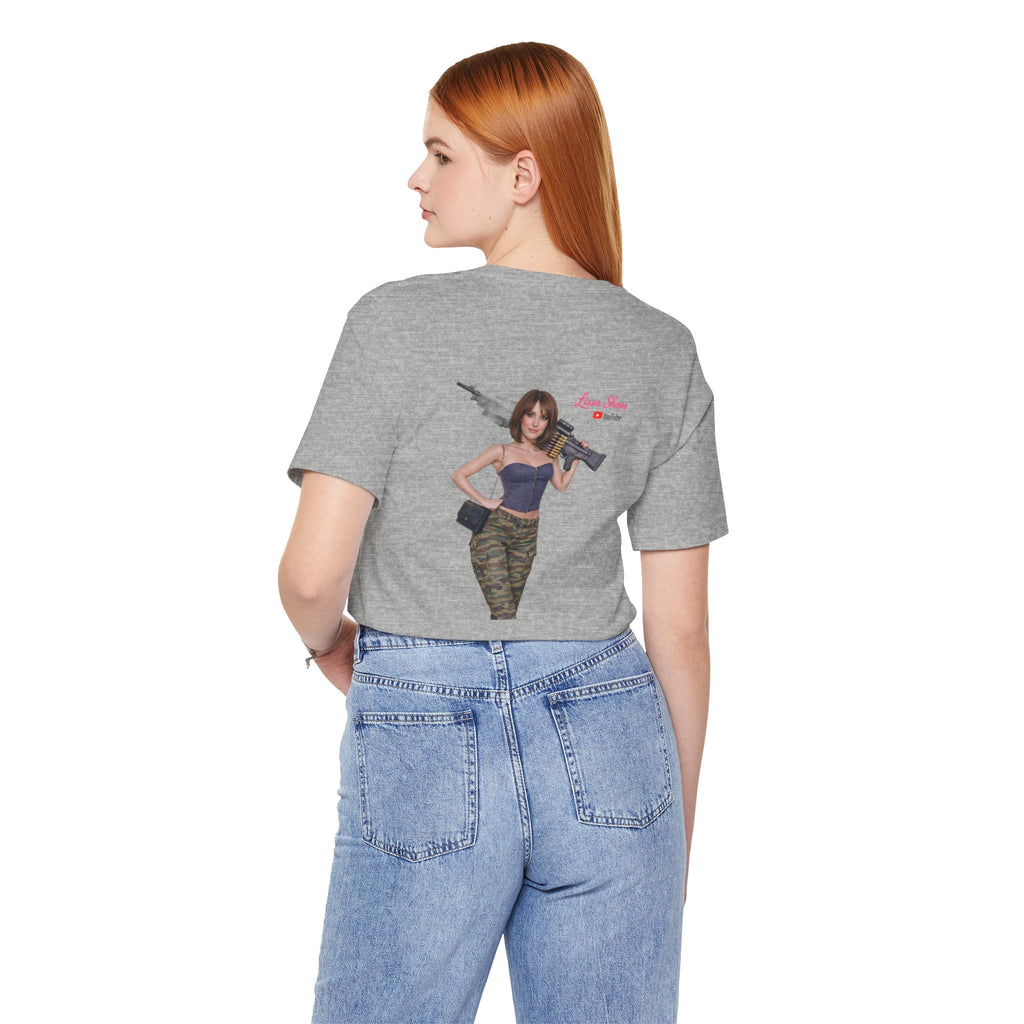 Lissa Shops "Army Girl" Pin-Up T-Shirt