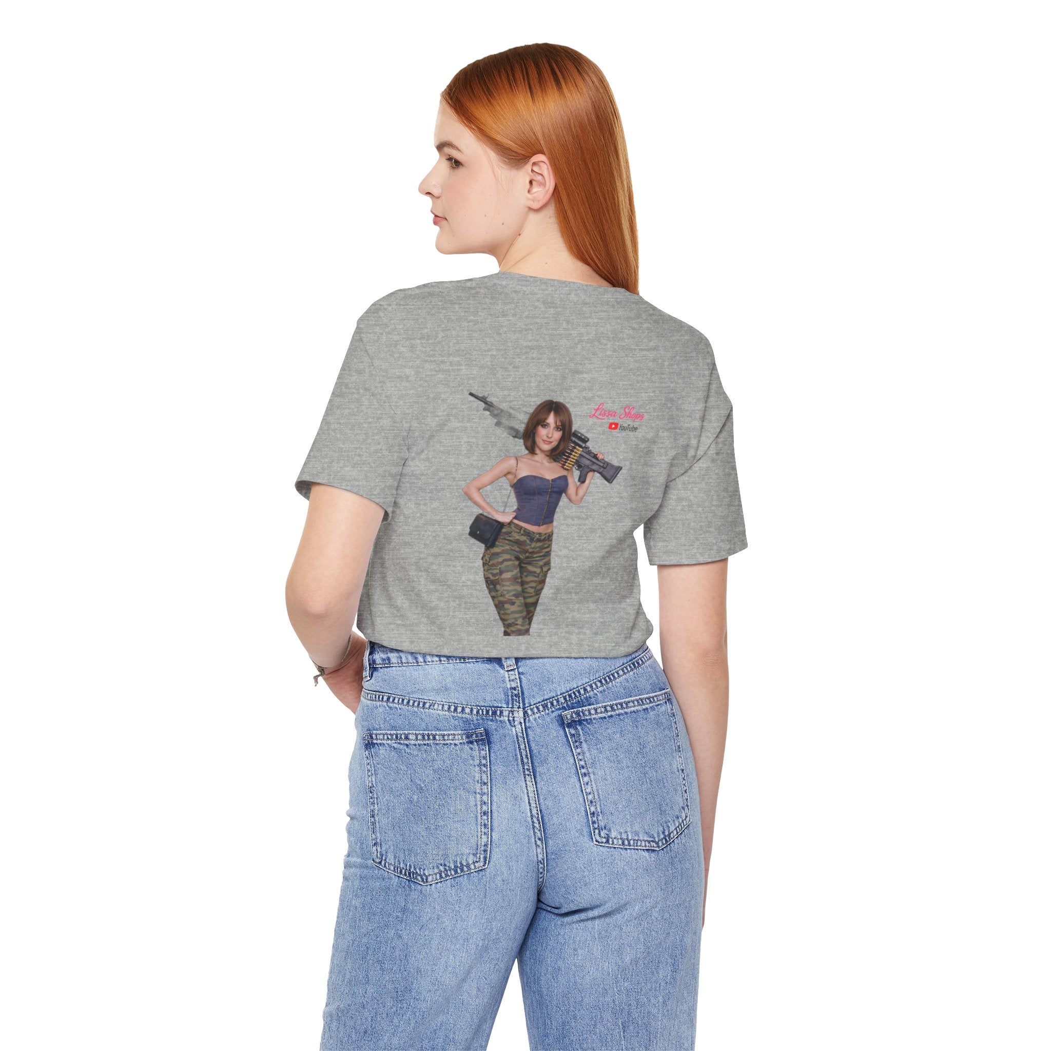 Lissa Shops "Army Girl" Pin-Up T-Shirt