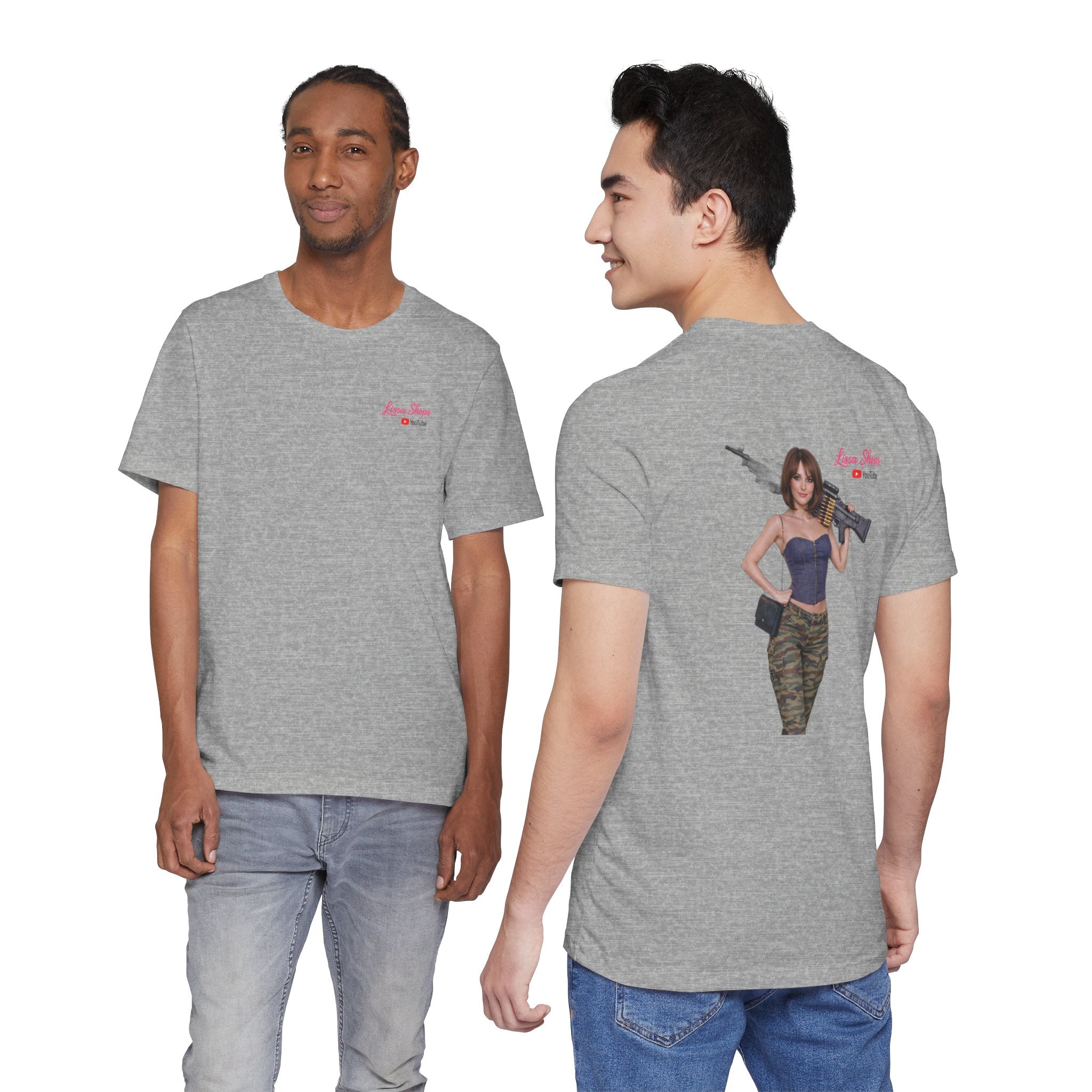 Lissa Shops "Army Girl" Pin-Up T-Shirt
