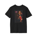Lissa Shops T-Shirt - Red Dress and Biker Jacket